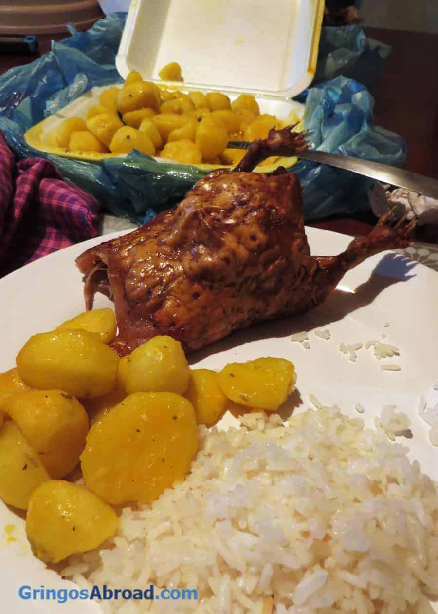 Cuy Ecuador takeout meal