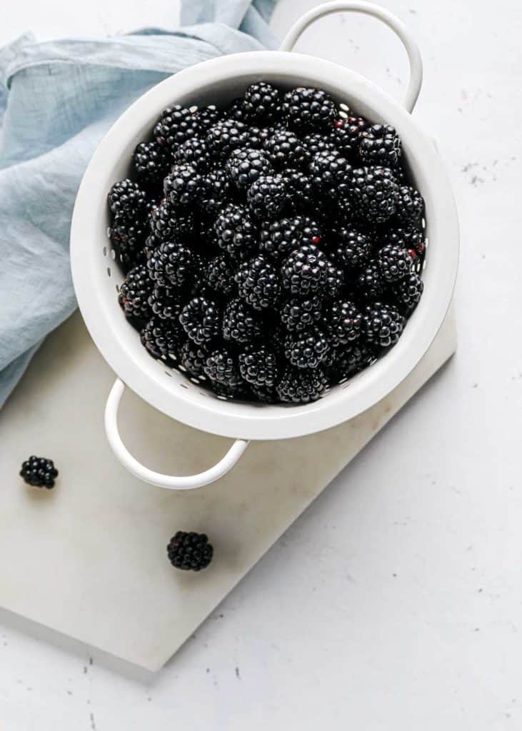 how to clean blackberries
